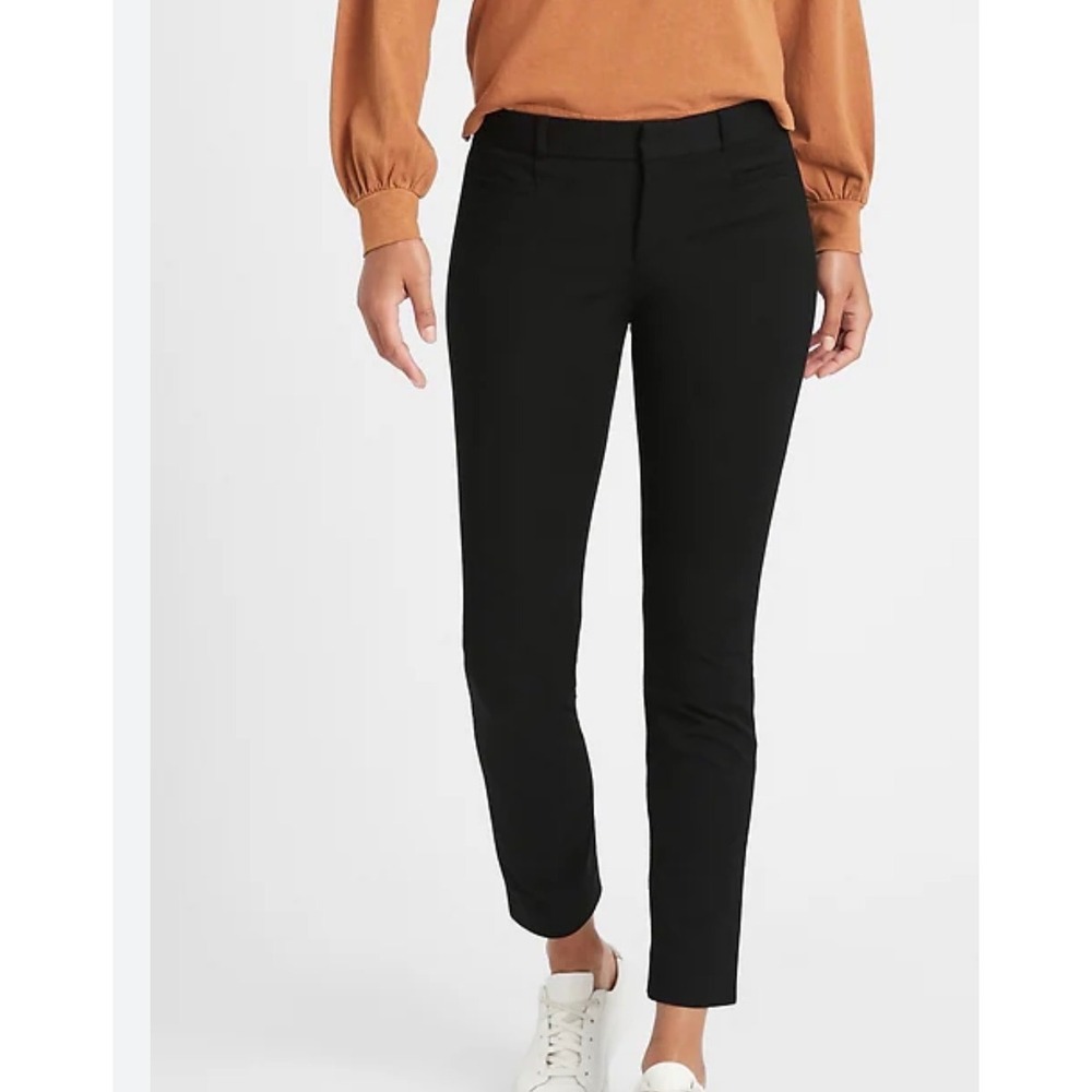 Women's Banana Republic SKINNY CLASSIC-SLOAN PANT NWT 8" rise 27" inseam black